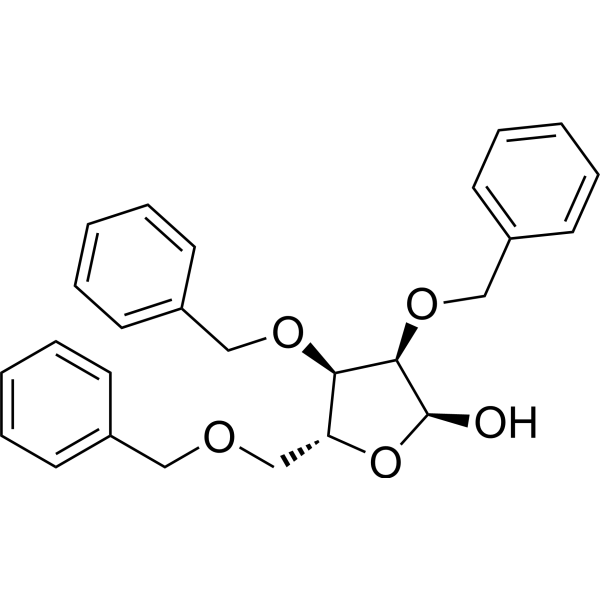 2,3,5-Tris-O-(phenylmethyl)-α-D-ribofuranose 89615-45-2